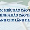 đọc hiểu báo cáo tài chính và báo cáo thuế