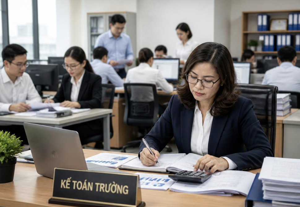 bàn giao công việc kế toán trưởng