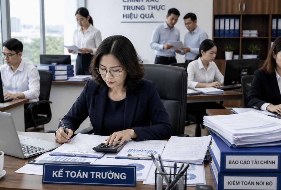 bàn giao công việc kế toán trưởng